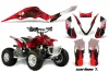 Apex Pro Shark MXR 70 / 90 ATV Graphic Kit - All Years Carbon X Red