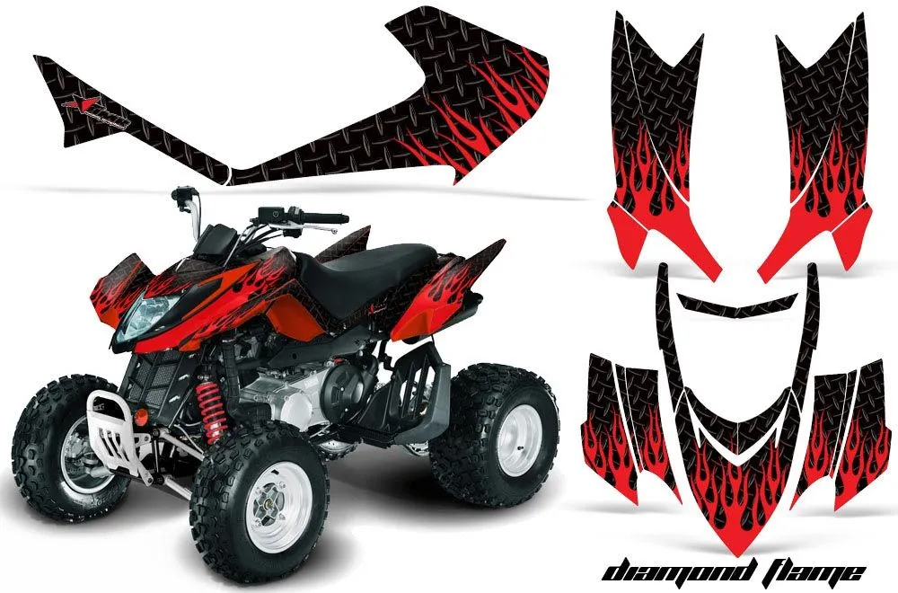 Arctic Cat DVX300 ATV Custom Graphic Kit - All Years