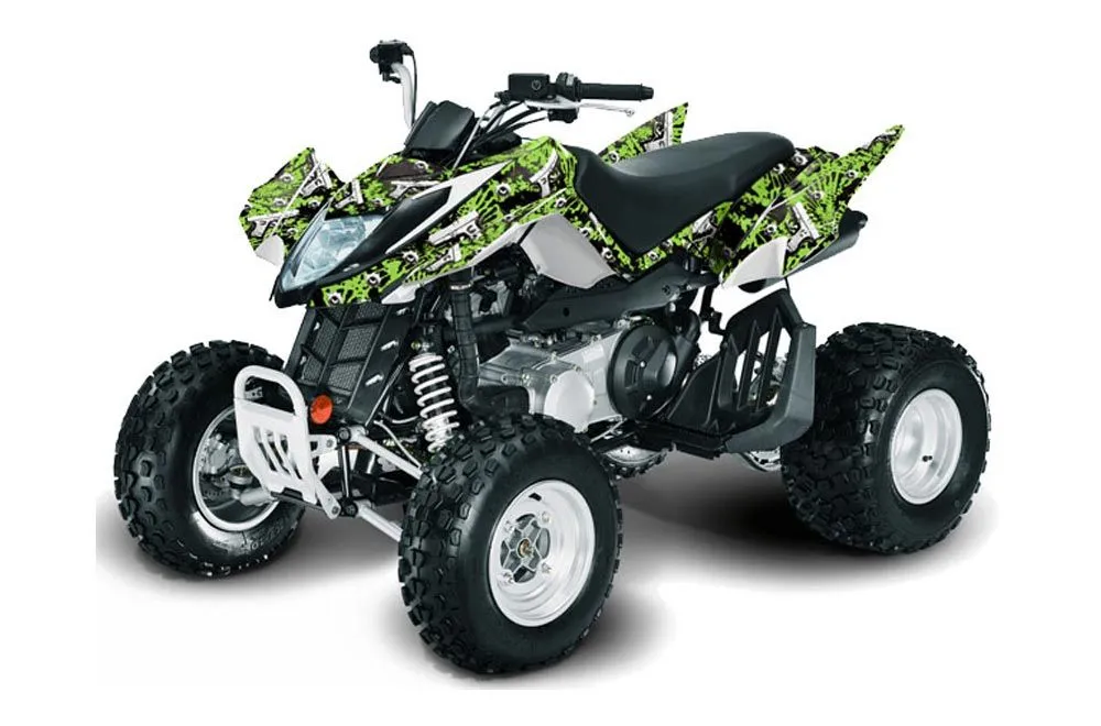 Arctic Cat DVX300 ATV Graphic Kit - All Years Guns Green