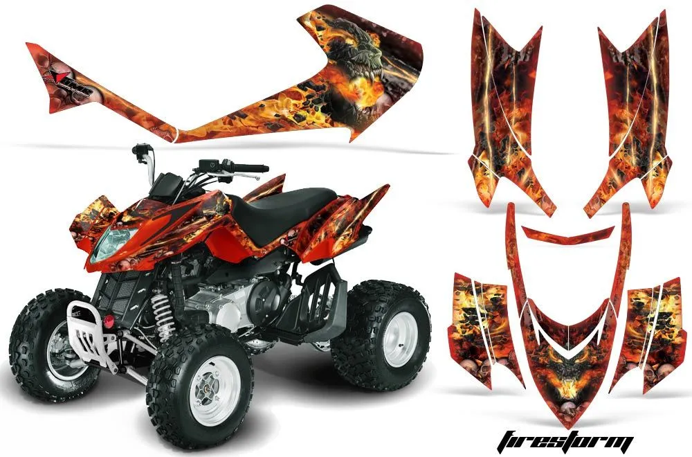 Arctic Cat DVX400 ATV Custom Graphic Kit - All Years