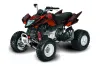 Arctic Cat DVX300 ATV Graphic Kit - All Years Silver Star - Reloaded Red