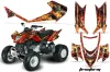 Arctic Cat DVX400 ATV Graphic Kit - All Years Firestorm Red