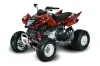 Arctic Cat DVX400 ATV Graphic Kit - All Years Mad Hatter Red