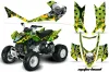 Arctic Cat DVX400 ATV Graphic Kit - All Years Motorhead Green