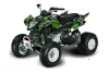 Arctic Cat DVX400 ATV Graphic Kit - All Years SilverStar - Silverhaze Green