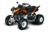 Arctic Cat DVX400 ATV Graphic Kit - All Years The One Orange
