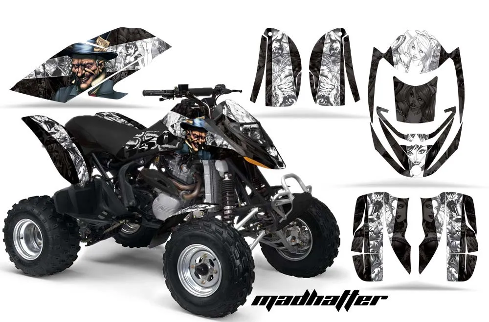Can Am Bombardier DS650 ATV Graphic Kit - 2000-2007 Mad Hatter Black