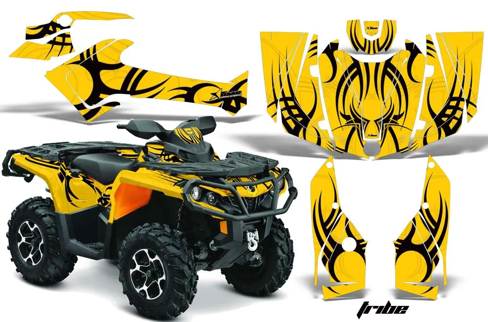 Can Am Outlander 500 / 650 / 800 / 800R / 1000 XT-P ATV Custom Graphic Kit - 2013-2016