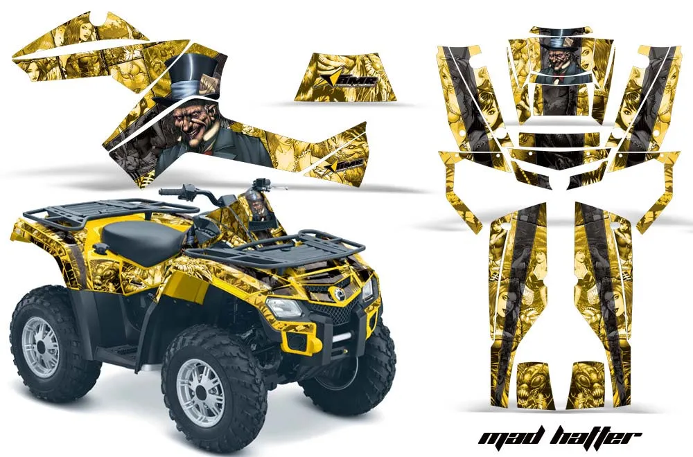 Can Am Outlander EFI 500 / 650 / 800 / 1000 ATV Custom Graphic Kit - 2006-2011