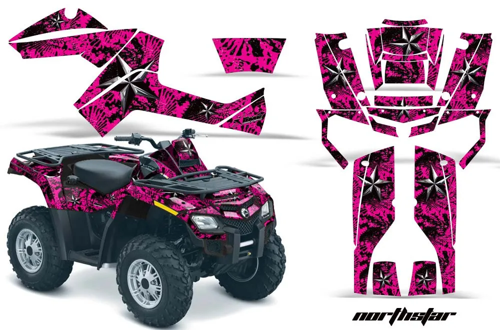 Can Am Outlander EFI 500 / 650 / 800 / 1000 ATV Custom Graphic Kit - 2006-2011
