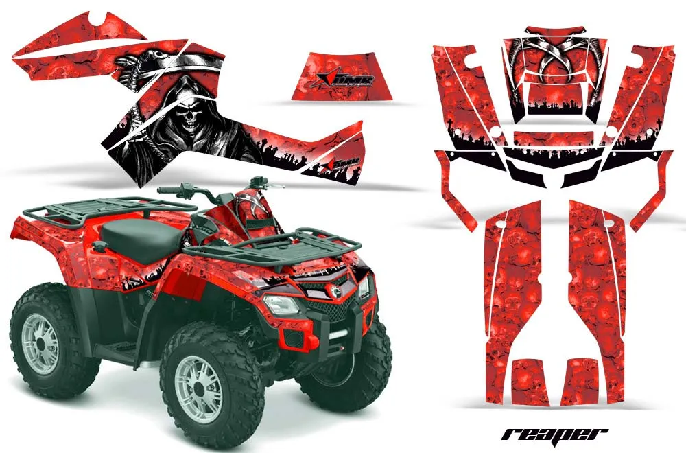Can Am Outlander EFI 500 / 650 / 800 / 1000 ATV Graphic Kit - 2006-2011 Reaper Red