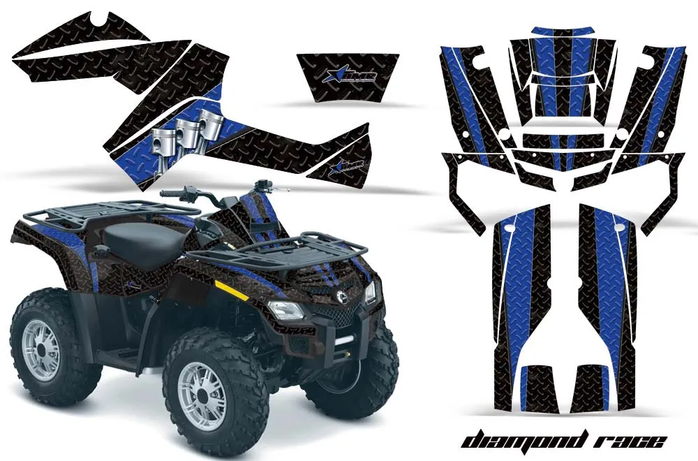 Can Am Outlander EFI 500 / 650 ATV Custom Graphic Kit - 2012-2015