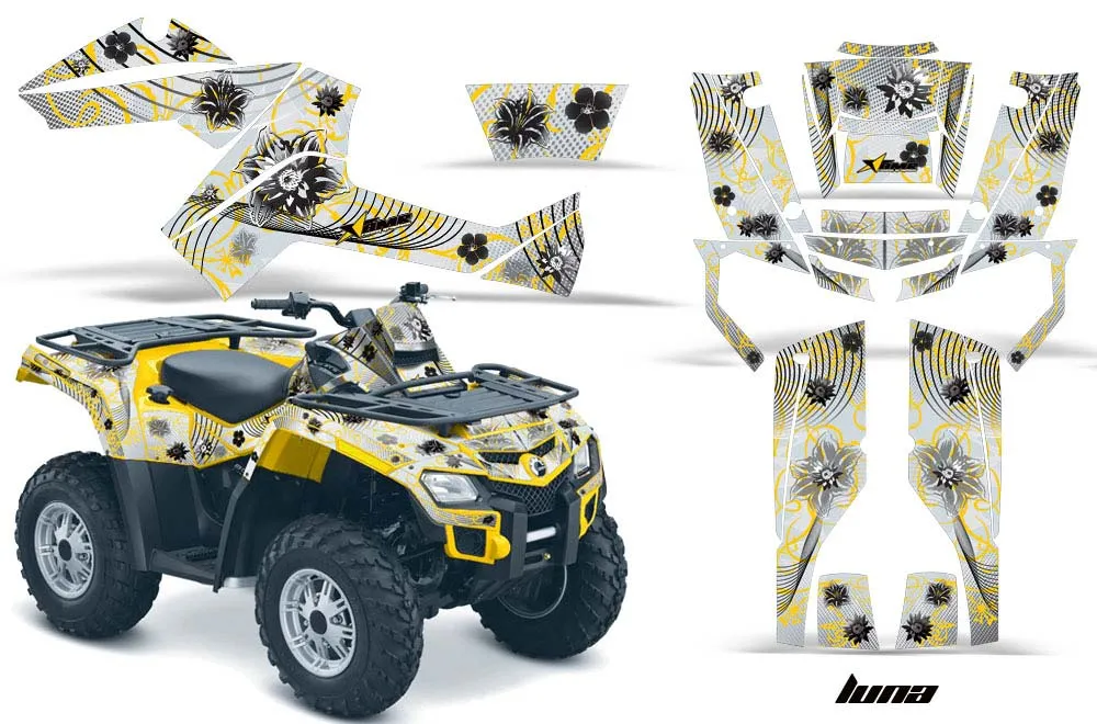 Can Am Outlander EFI 500 / 650 ATV Custom Graphic Kit - 2012-2015