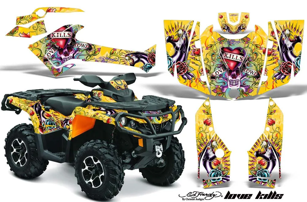 Can Am Outlander XMR 800R ATV Custom Graphic Kit - 2006-2012