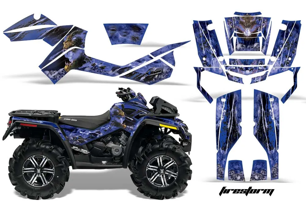 Can Am Outlander XMR / MAX / XT ATV Custom Graphic Kit - 2006-2011