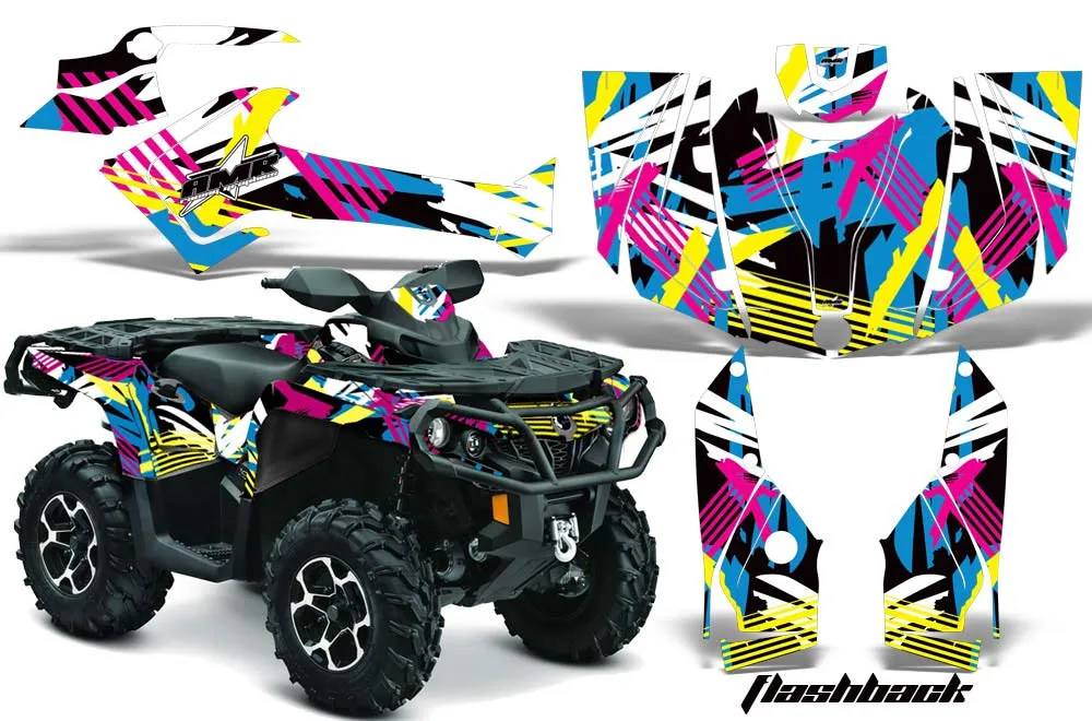 Can Am Outlander XMR / MAX / XT ATV Graphic Kit - 2006-2011 Flashback