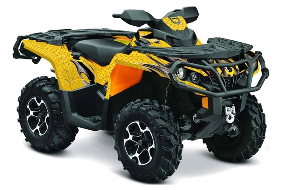 Can Am Outlander XT / DPS / SST ATV Graphic Kit - 2013-2016 Guns Red