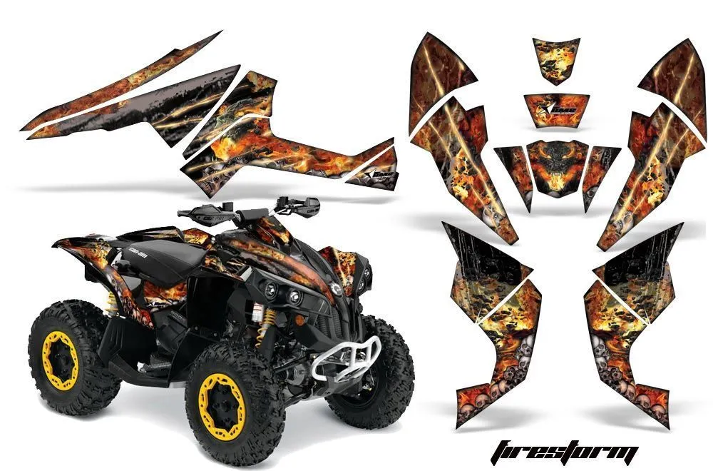 Can Am Renegade 500x/r / 800x/r ATV Custom Graphic Kit - All Years