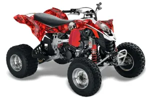 Can Am DS450 / DS450X EFI ATV Graphic Kit - 2008-2016 Bone Collector Red