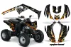Can Am Bombardier DS250 ATV Graphic Kit - 2006-2021 Motorhead Black
