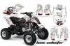 Can Am Bombardier DS650 ATV Graphic Kit - 2000-2007 Bone Collector White