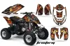 Can Am Bombardier DS650 ATV Graphic Kit - 2000-2007 Firestorm Black