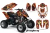 Can Am Bombardier DS650 ATV Graphic Kit - 2000-2007 Firestorm Red