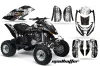Can Am Bombardier DS650 ATV Graphic Kit - 2000-2007 Mad Hatter Black