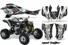 Can Am DS450 / DS450X EFI ATV Graphic Kit - 2008-2016 Mad Hatter White