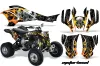 Can Am DS450 / DS450X EFI ATV Graphic Kit - 2008-2016 Motorhead Black