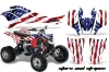 Can Am DS450 / DS450X EFI ATV Graphic Kit - 2008-2016 Stars n Stripes Red