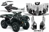 Can Am Outlander 500 / 650 / 800 / 800R / 1000 XT-P ATV Graphic Kit - 2013-2016 Carbon X Black
