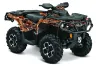 Can Am Outlander 500 / 650 / 800 / 800R / 1000 XT-P ATV Graphic Kit - 2013-2016 Firestorm Black