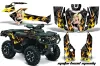 Can Am Outlander 500 / 650 / 800 / 800R / 1000 XT-P ATV Graphic Kit - 2013-2016 Motorhead Mandy Black