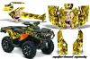 Can Am Outlander 500 / 650 / 800 / 800R / 1000 XT-P ATV Graphic Kit - 2013-2016 Motorhead Mandy Yellow