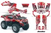 Can Am Outlander EFI 500 / 650 / 800 / 1000 ATV Graphic Kit - 2006-2011 Deaden Red