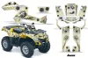 Can Am Outlander EFI 500 / 650 / 800 / 1000 ATV Graphic Kit - 2006-2011 Luna Yellow