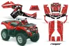 Can Am Outlander EFI 500 / 650 / 800 / 1000 ATV Graphic Kit - 2006-2011 Reaper Red