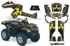 Can Am Outlander EFI 500 / 650 ATV Custom Graphic Kit - 2012-2015