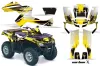Can Am Outlander EFI 500 / 650 ATV Custom Graphic Kit - 2012-2015