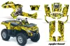 Can Am Outlander EFI 500 / 650 ATV Graphic Kit - 2012-2015 Motorhead Yellow