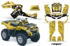 Can Am Outlander EFI 500 / 650 ATV Graphic Kit - 2012-2015 Reaper Yellow