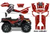 Can Am Outlander MAX 500 / 650 / 800 ATV Graphic Kit - 2006-2012 Bone Collector Red