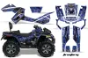Can Am Outlander MAX 500 / 650 / 800 ATV Graphic Kit - 2006-2012 Firestorm Blue