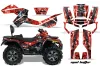 Can Am Outlander MAX 500 / 650 / 800 ATV Graphic Kit - 2006-2012 Mad Hatter Red