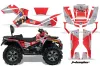 Can Am Outlander MAX 500 / 650 / 800 ATV Graphic Kit - 2006-2012 T Bomber Red