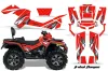 Can Am Outlander MAX 500 / 650 / 800 ATV Graphic Kit - 2006-2012 Tribal Flame Red