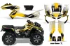 Can Am Outlander XMR 800R ATV Graphic Kit - 2006-2012 Carbon X Yellow