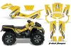Can Am Outlander XMR 800R ATV Graphic Kit - 2006-2012 Tribal Flames Yellow
