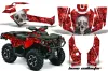 Can Am Outlander XMR / MAX / XT ATV Graphic Kit - 2006-2011 Bone Collector Red